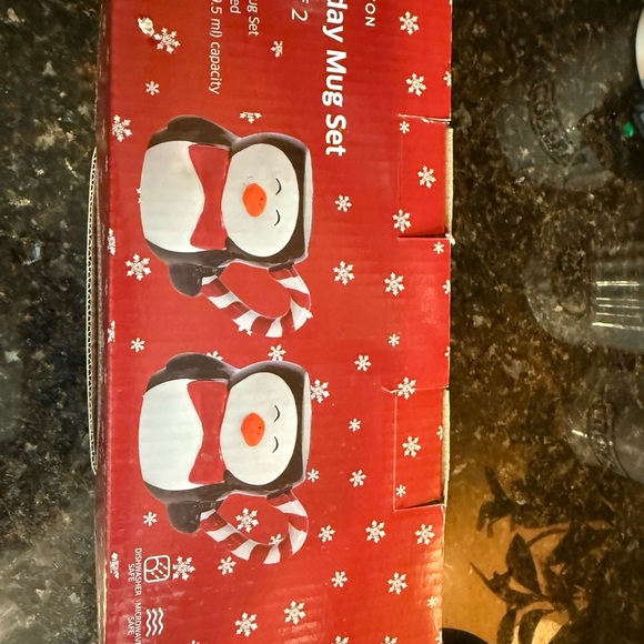 Crofton Penguin Holiday Mug Set of 2 - Picture 4 of 5